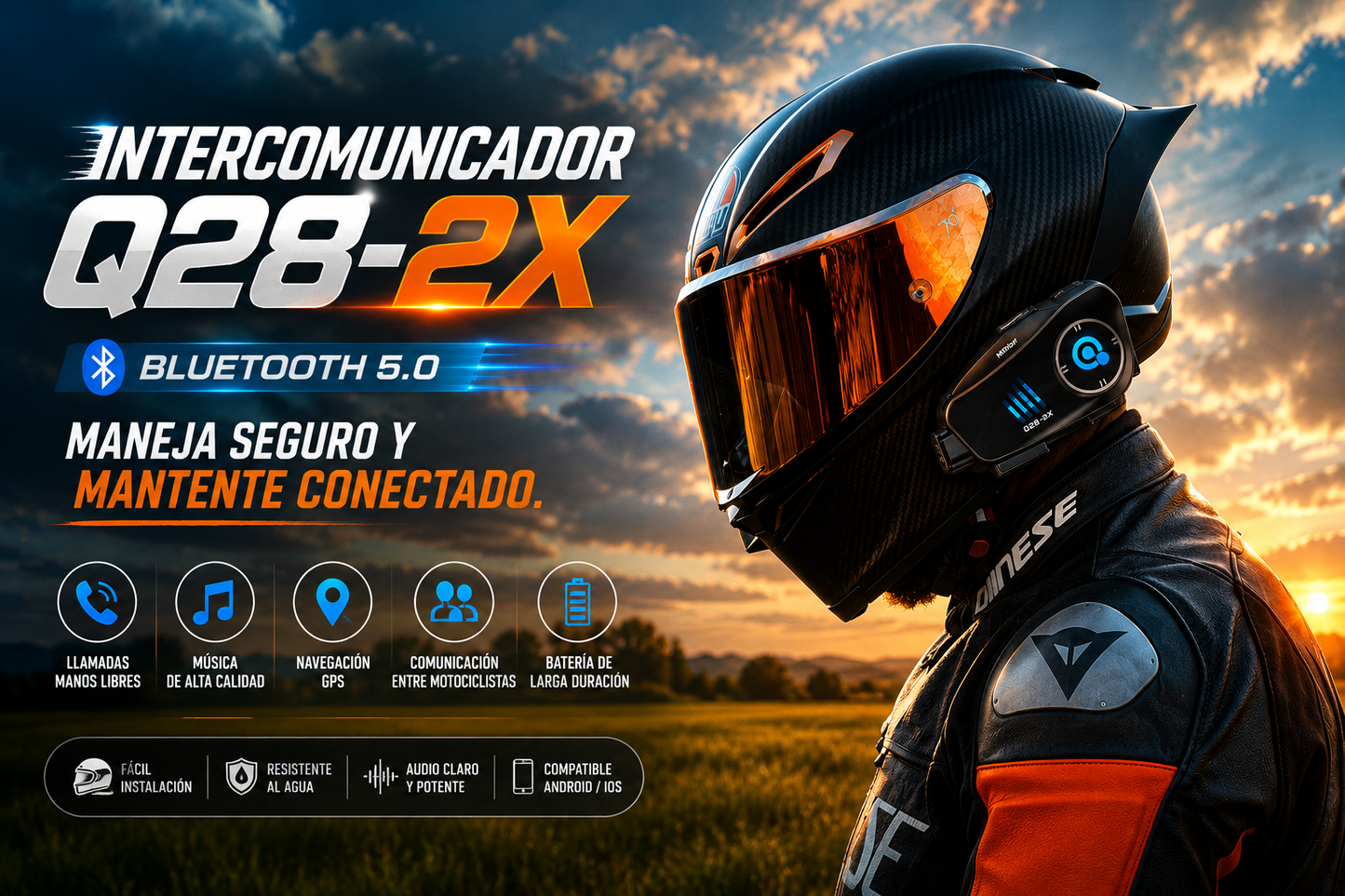 INTERCOMUNICADOR PARA CASCO